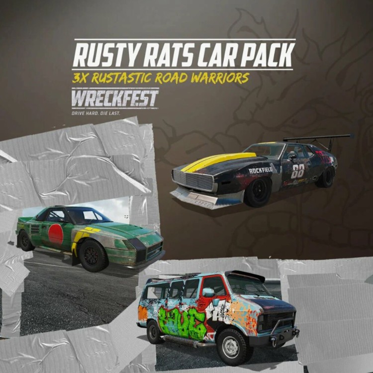 DLC Дополнение Wreckfest - Rusty Rats Car Pack PC, Steam Gift регион Россия, РФ