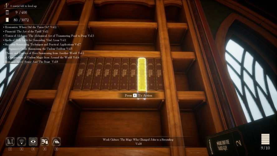 Librarian: Tidy Up the Arcane Library!, Steam Gift