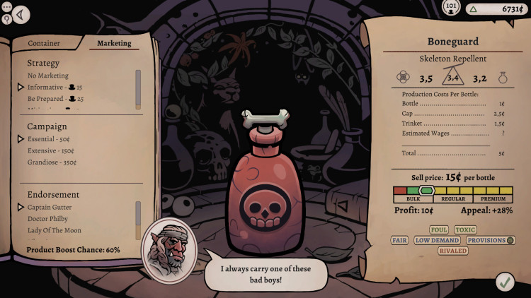 Potion Tycoon, Steam Gift