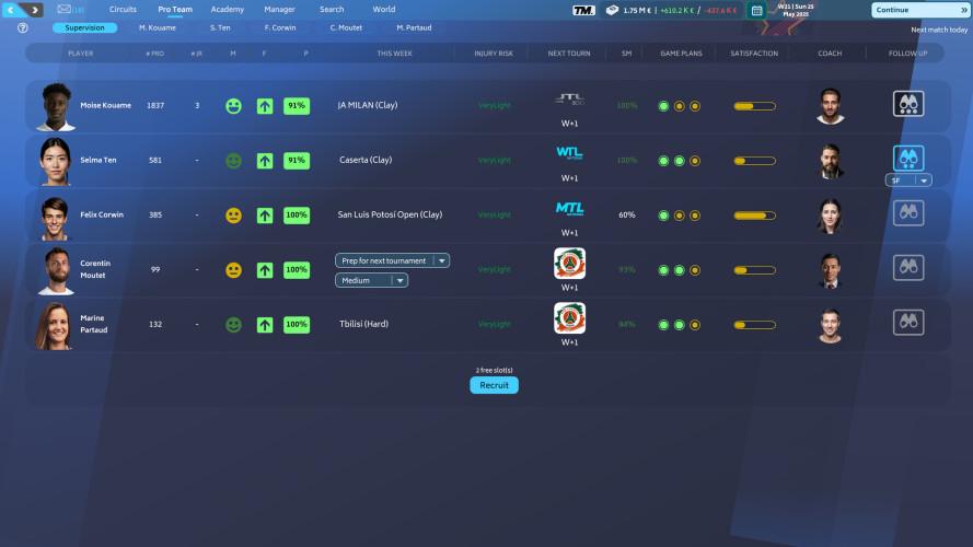 Tennis Manager 25, Steam Gift