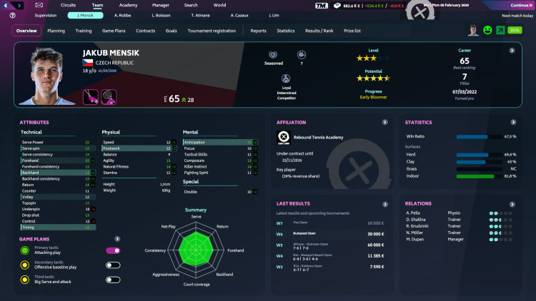 Tennis Manager 2024, Steam Gift
