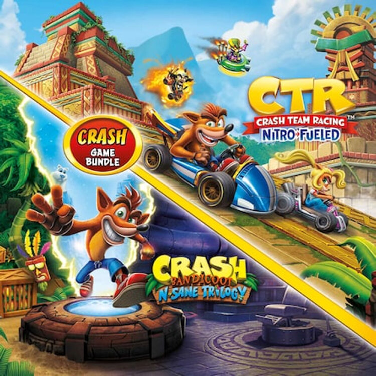 Игра Crash Bandicoot - N. Sane Trilogy + CTR Nitro-Fueled PlayStation 4
