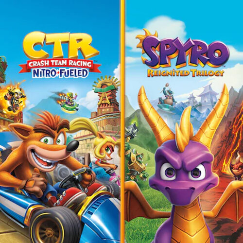Игра Набор Crash Team Racing Nitro-Fueled + Spyro PlayStation 4