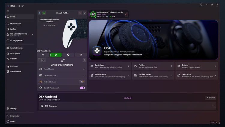 DSX, Steam Gift