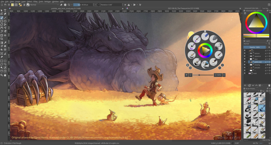 Krita, Steam Gift