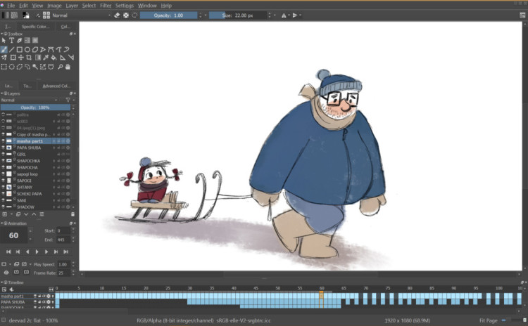 Krita, Steam Gift