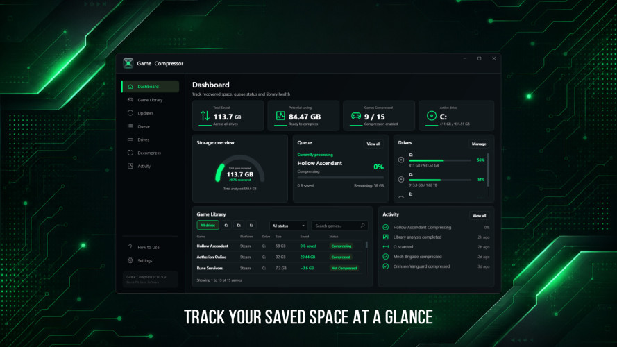 Game Compressor, Steam Gift