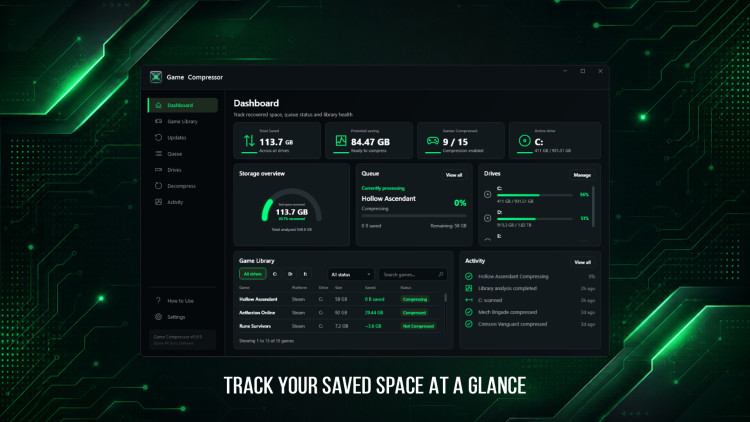 Game Compressor, Steam Gift
