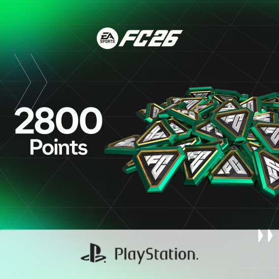 Пополнение EA SPORTS FC 26 POINTS 2800 PlayStation 4 и PlayStation 5