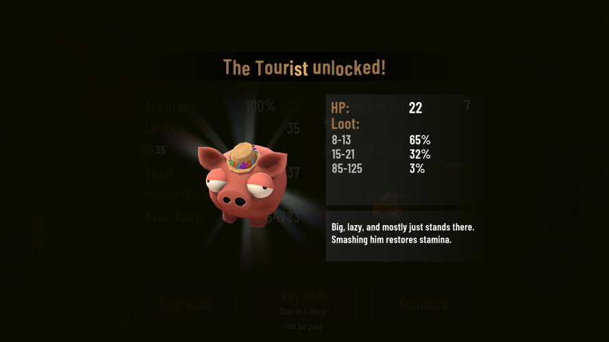 Bills Must Be Paid, Steam Gift