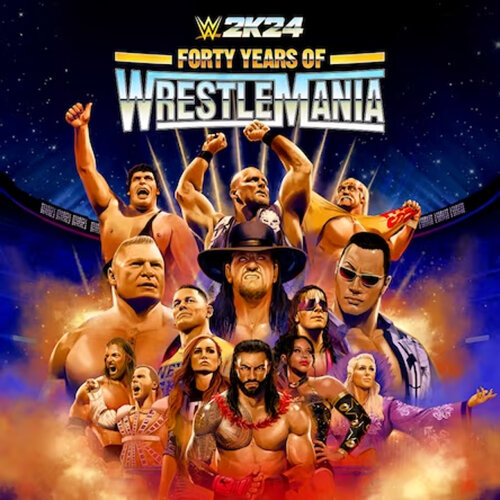 Игра WWE 2K24 Forty Years of WrestleMania Edition PlayStation 4 и PlayStation 5