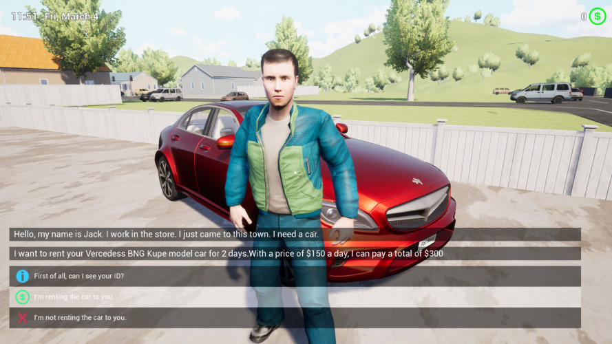 Rent A Car Simulator 24, Steam Gift