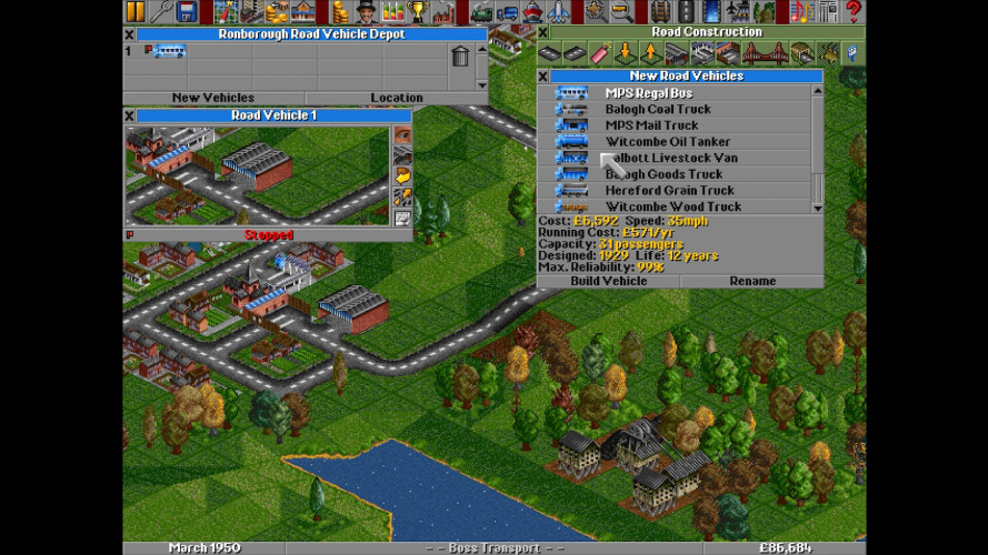Transport Tycoon Deluxe, Steam Gift