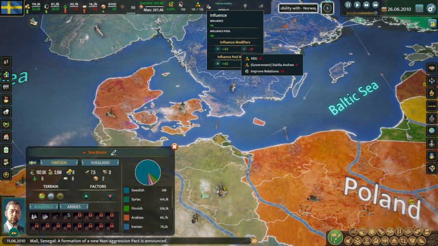 Realpolitiks 3: Earth and Beyond, Steam Gift