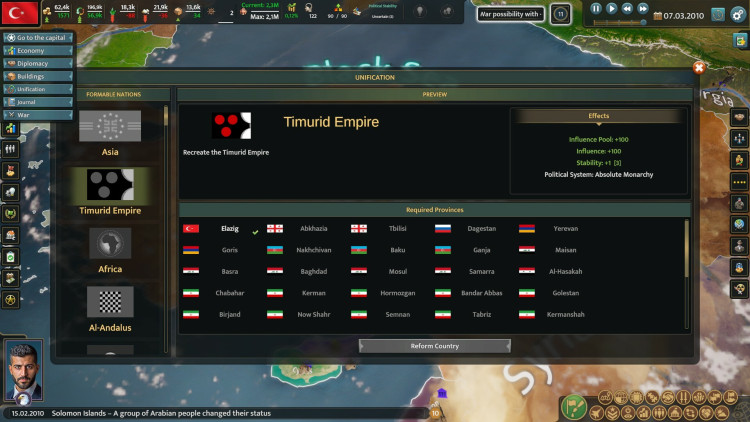 Realpolitiks 3: Earth and Beyond, Steam Gift