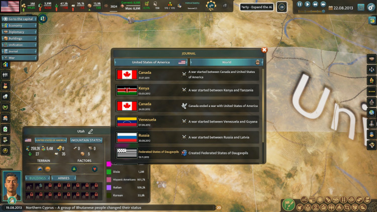 Realpolitiks 3: Earth and Beyond, Steam Gift
