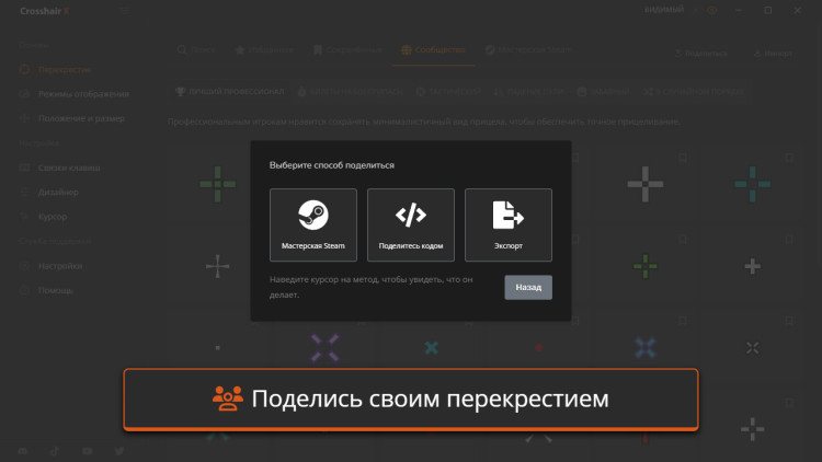 Crosshair X, Steam Gift
