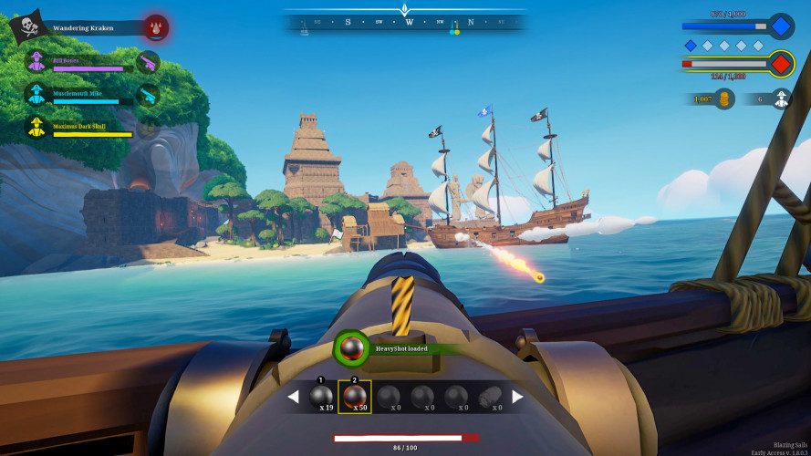 Blazing Sails, Steam Gift