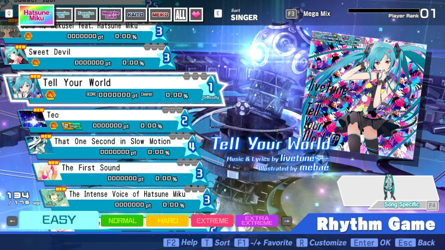 Hatsune Miku: Project DIVA Mega Mix+, Steam Gift