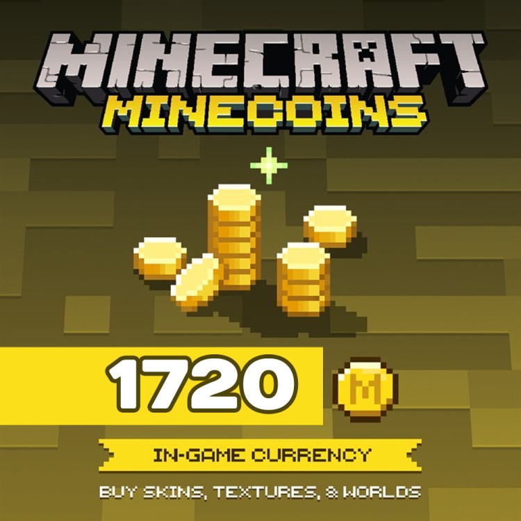 Пополнение Minecraft Minecoin 1720 Coins / Монет, Мультиплатформа, Регион активации Глобал