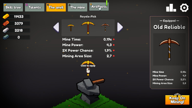 Keep on Mining!, Steam Gift