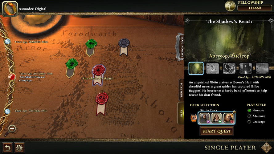 The Lord of the Rings: Adventure Card Game - Definitive Edition - Adventure Card Game, Steam Gift