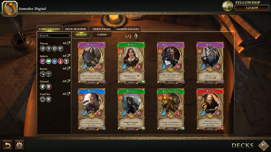 The Lord of the Rings: Adventure Card Game - Definitive Edition - Adventure Card Game, Steam Gift